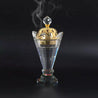 Crystal incense burner